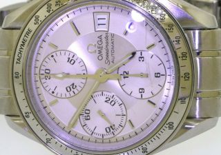 Omega Speedmaster SS high fashion automatic chronograph men ' s watch w/ date 5