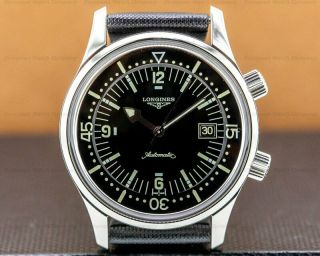 Longines L36744 Legend Heritage Legend Diver Ss With Box And Papers