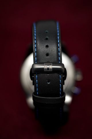 Tissot PRS 516 Men ' s Chronograph Watch Black PVD 6