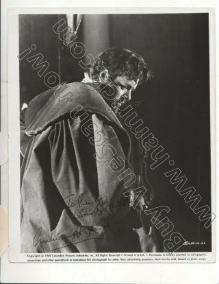 Anthony Hopkins - Young In Hamlet - Autographed 8 X10 Glossy Photograph