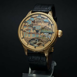 A.  Lange & Söhne Mens Wristwatch Based On Vintage Movement