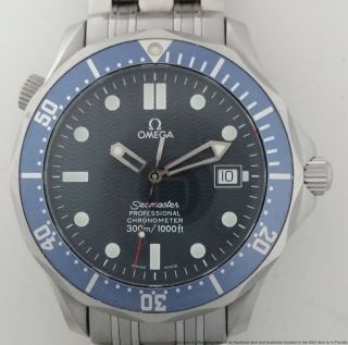 Massive Omega Seamaster Chronometer Blue Wave 2531.  80.  00 Mens Watch Box Papers 3
