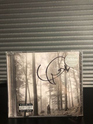 Taylor Swift - Signed - Autographed - Auto “folklore” Cd
