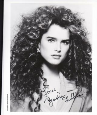 Brooke Shields (" The Blue Lagoon " Star) Signed Photo