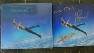 Mike,  The Mechanics - Autographed " Let Me Fly " Signed Cd Booklet & Cd