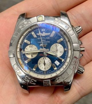 A Gents Breitling Chronomat 44 Ab0110 Chronograph Wristwatch
