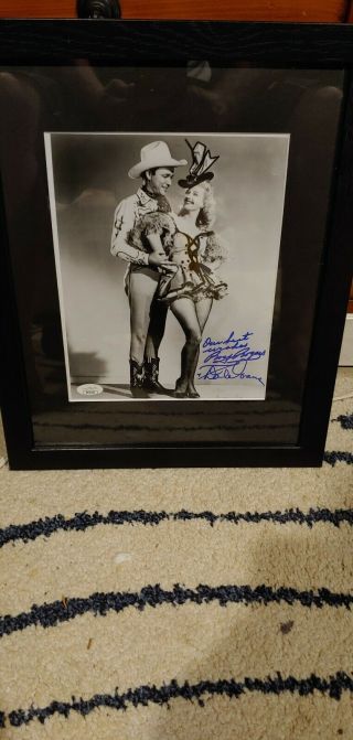 Roy Rogers And Dale Evans Autographed 11x14 Photo Is A