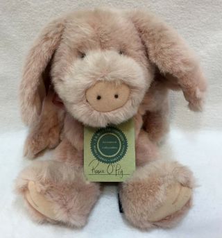 Boyds Bears Rosie O Pig Plush Stuffed Animal Bean Stuffing Jointed Fuzzy Soft