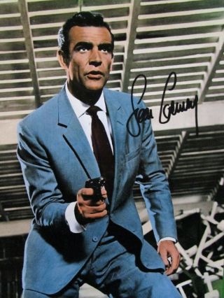Sean Connery James Bond 007 Photo Autographed - Signed Plus