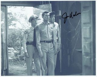 Jim Nabors Signed The Andy Griffith Show 8x10 W/ Funny Haunted House Scene