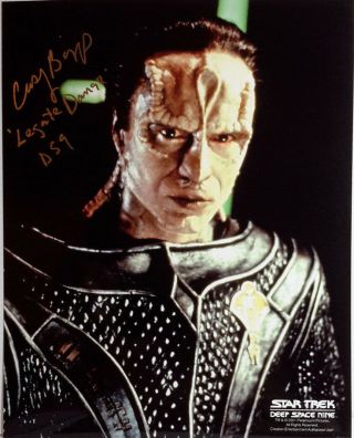 Star Trek Ds9 Autograph 8x10 Photo Signed By Casey Biggs As Damar (lhau - 613)