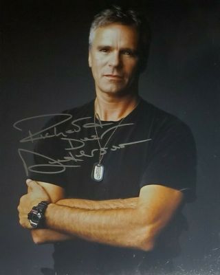 Richard Dean Anderson Hand Signed 8x10 Photo Holo Stargate Sg - 1