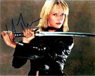 Uma Thurman Signed 8x10 Photo With Autographed Picture
