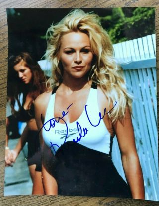Pamela Anderson Lee Signed 8 X 10 Color Photo