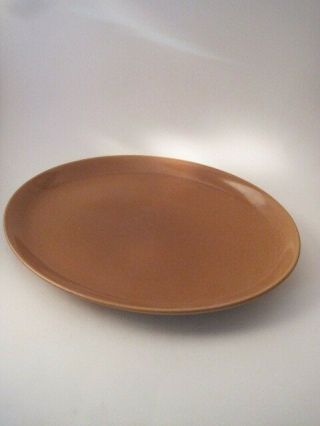 Russel Wright Iroquois Oval Serving Platter Casual Apricot Mid Century Modern