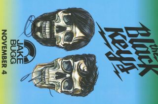 The Black Keys autographed gig poster Dan Auerbach,  Patrick Carney 2