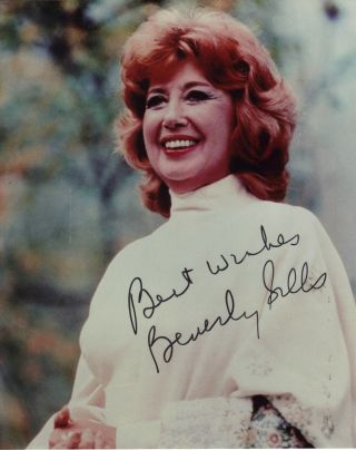 Beverly Sills Signed Photo 8x10 Sja21 Choice Of 5 Different