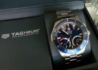 Tag Heuer Aquaracer Calibre S Regatta Chronograph Set Caf7110.  Ba0803 Blue Men 