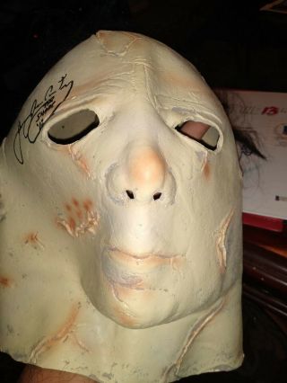 James Jude Courtney Signed Michael Myers Mask Pristine Authenticated