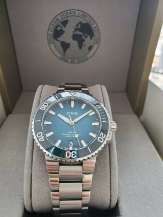 Oris Aquis Ocean Limited Edition 39.  5mm FULL BOX AND PAPERS 2