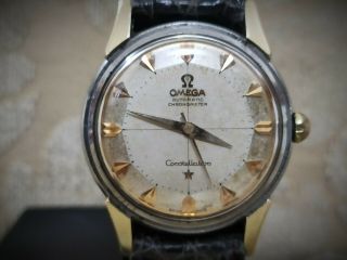 Vintage Omega Constellation Watch,  Pie Pan Dial,  Cal.  551 Ref.  14381 - 9 Sc.