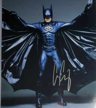 George Clooney Hand Signed 8x10 Photo W/holo Batman