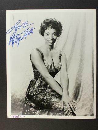 Singer/actress Ketty Lester (little House On The Prairie) Autograph 8x10 Photo