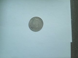 1886 Victoria 5 Cent Canadian Coin Small 6 In 1886 I Sheldon Graded It At Ef40?