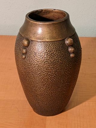 Vintage Arts And Crafts 10 1/2 " Vase $35