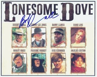 Robert Duvall Signed Lonesome Dove 8x10 W/ Primary Cast Closeups Mini - Poster