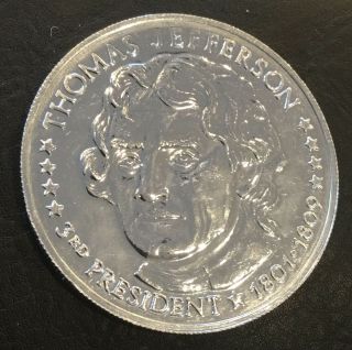 Thomas Jefferson President Of The United States Coin Medal