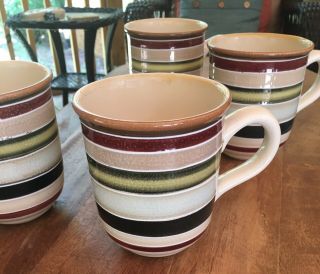 Tabletops Unlimited Jentry Set Of (4) Mugs