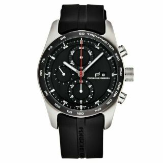 Porsche Design Chronograph Automatic Rubber Strap Watch 6010.  1090.  01052