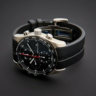 Porsche Design Chronograph Automatic Rubber Strap Watch 6010.  1090.  01052 4