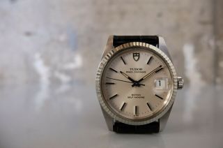 [excellent] Tudor Prince Oyster Date Ref.  74034 Solid White Gold Bezel Ss×wg 34mm