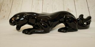 Vintage 13 Inch " Black Panther " Figurine Statue