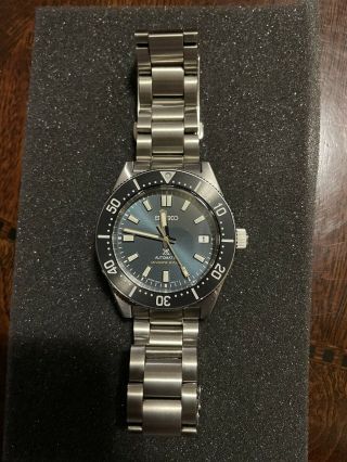 Seiko Prospex Divers 55th Limited Edition 40.  5mm Stainless Steel Black,  Silver.