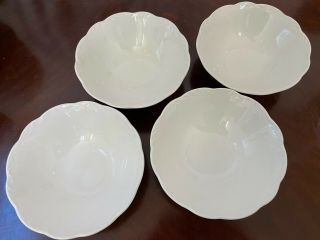 Set Of 4 J & G Meakin Sterling Colonial English Ironstone Soup Cereal Bowls