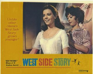 Rita Moreno Signed West Side Story 8x10 Movie Photo Throwback Sexy Actress