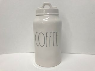 Htf Rare Rae Dunn Coffee Canister Tall Skinny Large Letter By Magenta