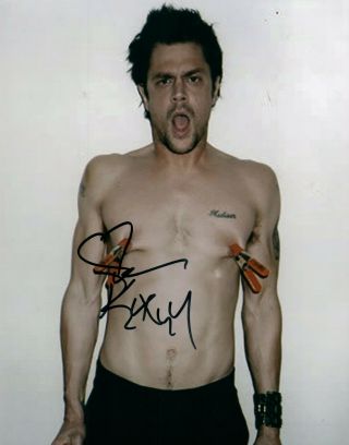 Johnny Knoxville Jackass Comedian Shirtless Actor Hand Signed 8x10 Photo W/coa