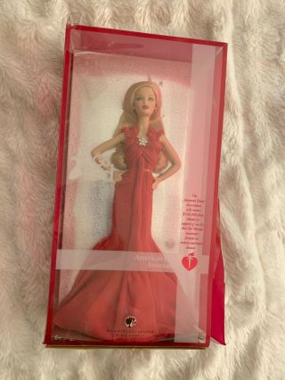 Barbie Collector Series Pink Label American Heart Association Go Red For Women