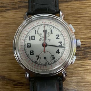 Breitling Chronograph Cal.  Venus 170 Dial Vintage Watch