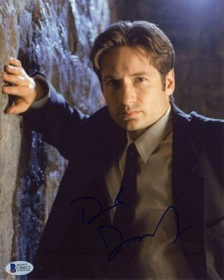 David Duchovny X - Files Autographed Signed 8x10 Photo Certified Beckett Bas