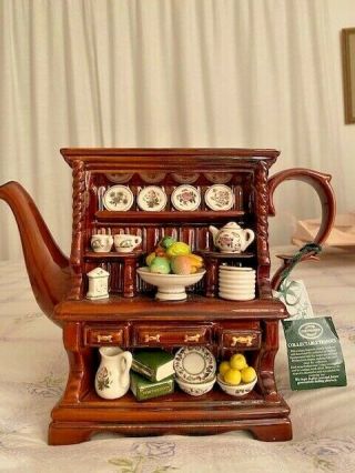 Portmeirion Susan Williams - Ellis Rare China Cabinet Teapot Signed