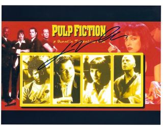 John Travolta Hand - Signed Pulp Fiction 8x10 Authentic W/ Cast Mini - Poster