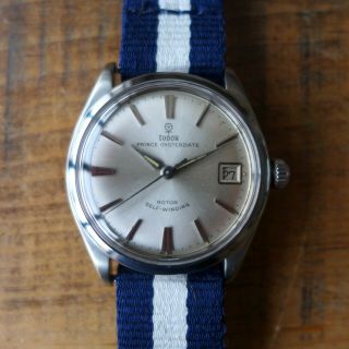 A Stunning Gents Vintage 1964 Rolex Tudor Prince Oyster Date Auto Watch In Steel
