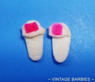 Francie Doll Snappy Snoozers 1238 Slippers Near Vintage 1960 