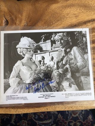 Mel Brooks Signed History Of The World 8.  5x11 With