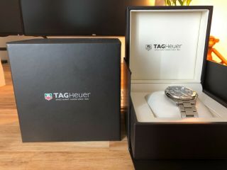 TAG Heuer Men ' s Aquaracer Calibre 5 Automatic 41mm luxury timepiece w 2